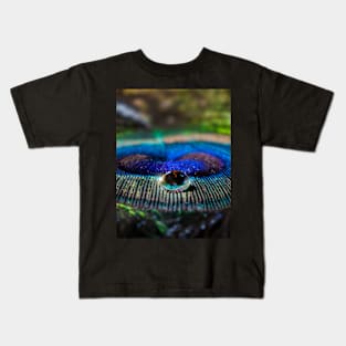 Peacock and the drop Kids T-Shirt